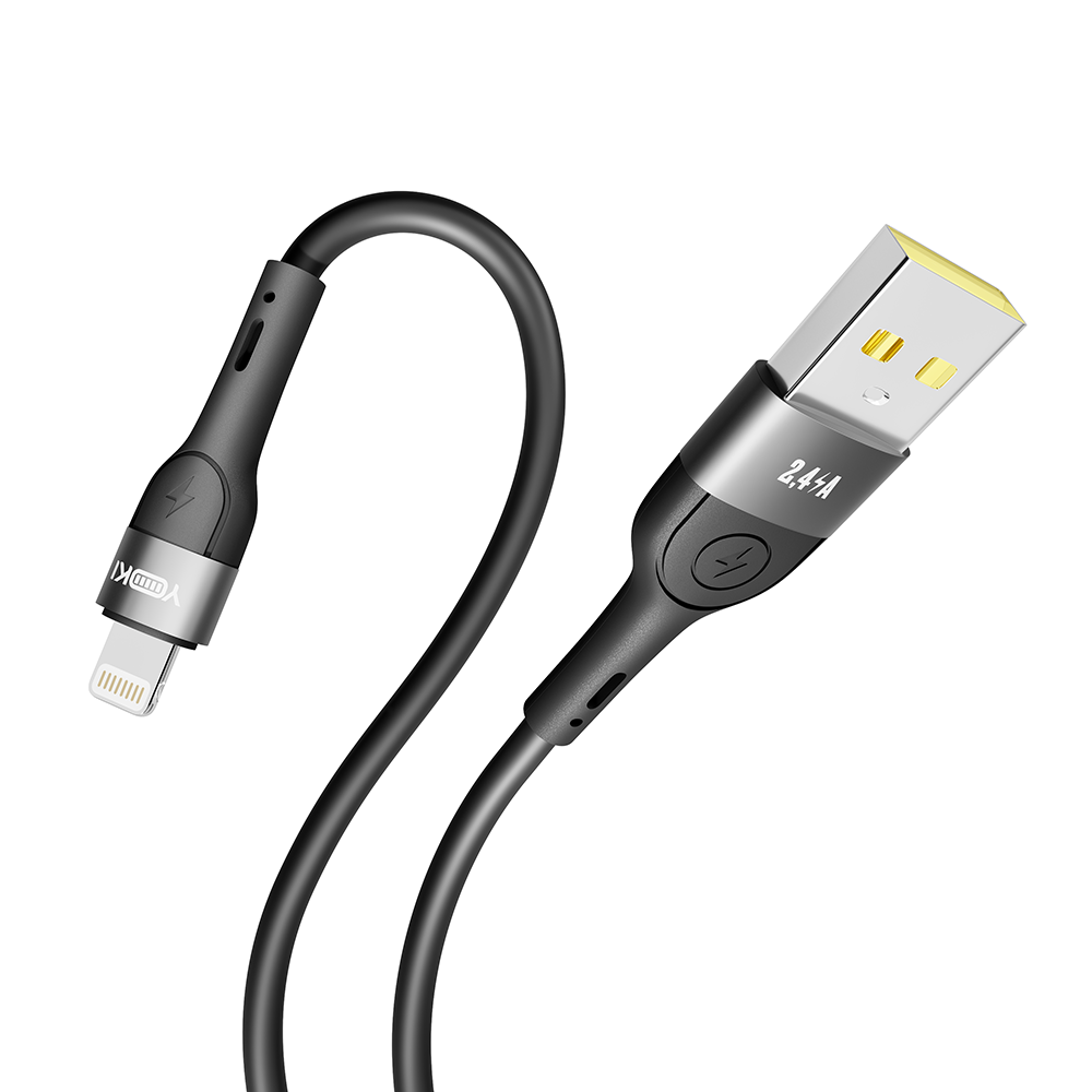 Купить USB YOKI EXTRA YK-EX11 LIGHTNING 2.4A 2M_5