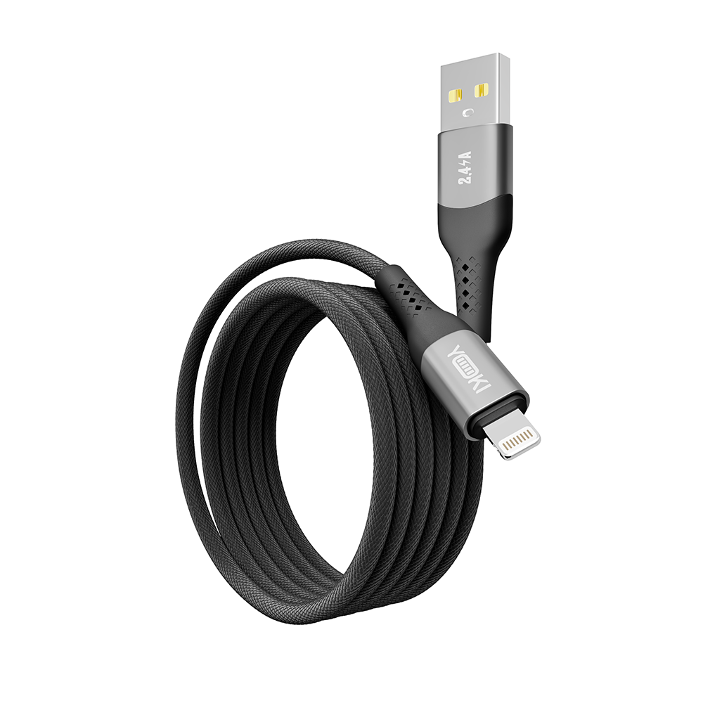 Купить USB YOKI SOLID YK-SO15 LIGHTNING 2.4A 1.2M_4