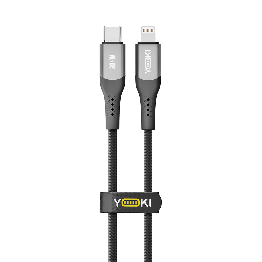 Купить USB YOKI SOLID YK-SO15 TYPE-C TO LIGHTNING 30W 0.25M_1