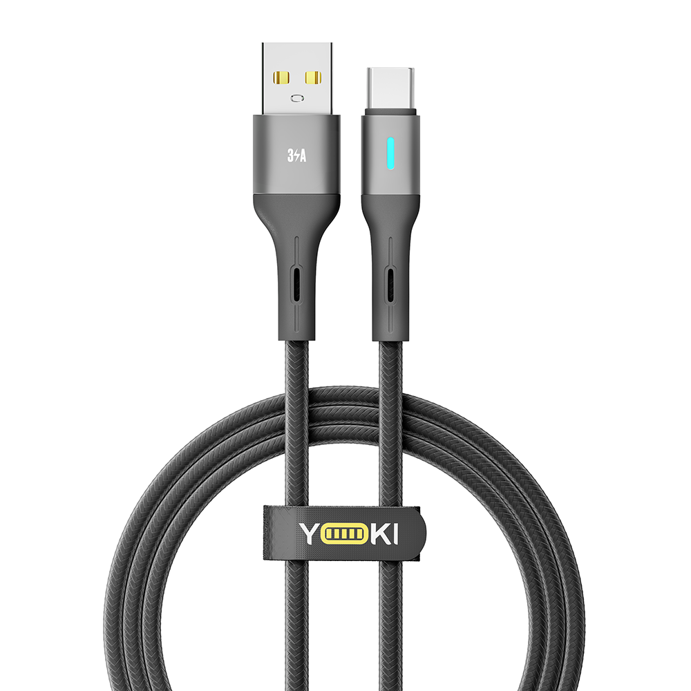 Купить USB YOKI LED YK-LE17 TYPE-C 3A 1.2M_1