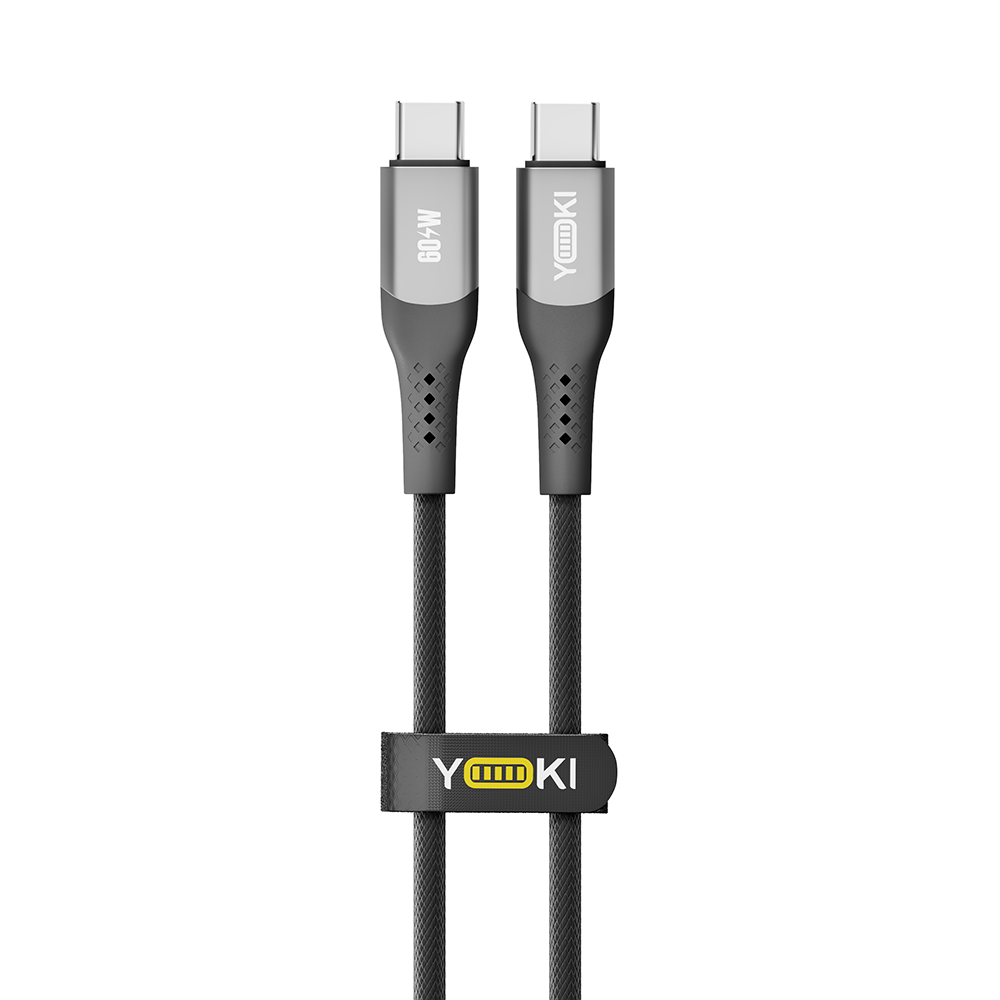Купить USB YOKI SOLID YK-SO15 TYPE-C TO TYPE-C 60W 0.25M_1