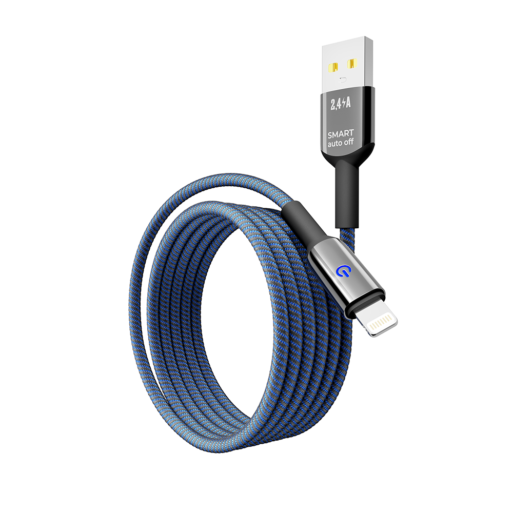 Купить USB YOKI SMART YK-SM31 LIGHTNING 2.4A 1.2M_4