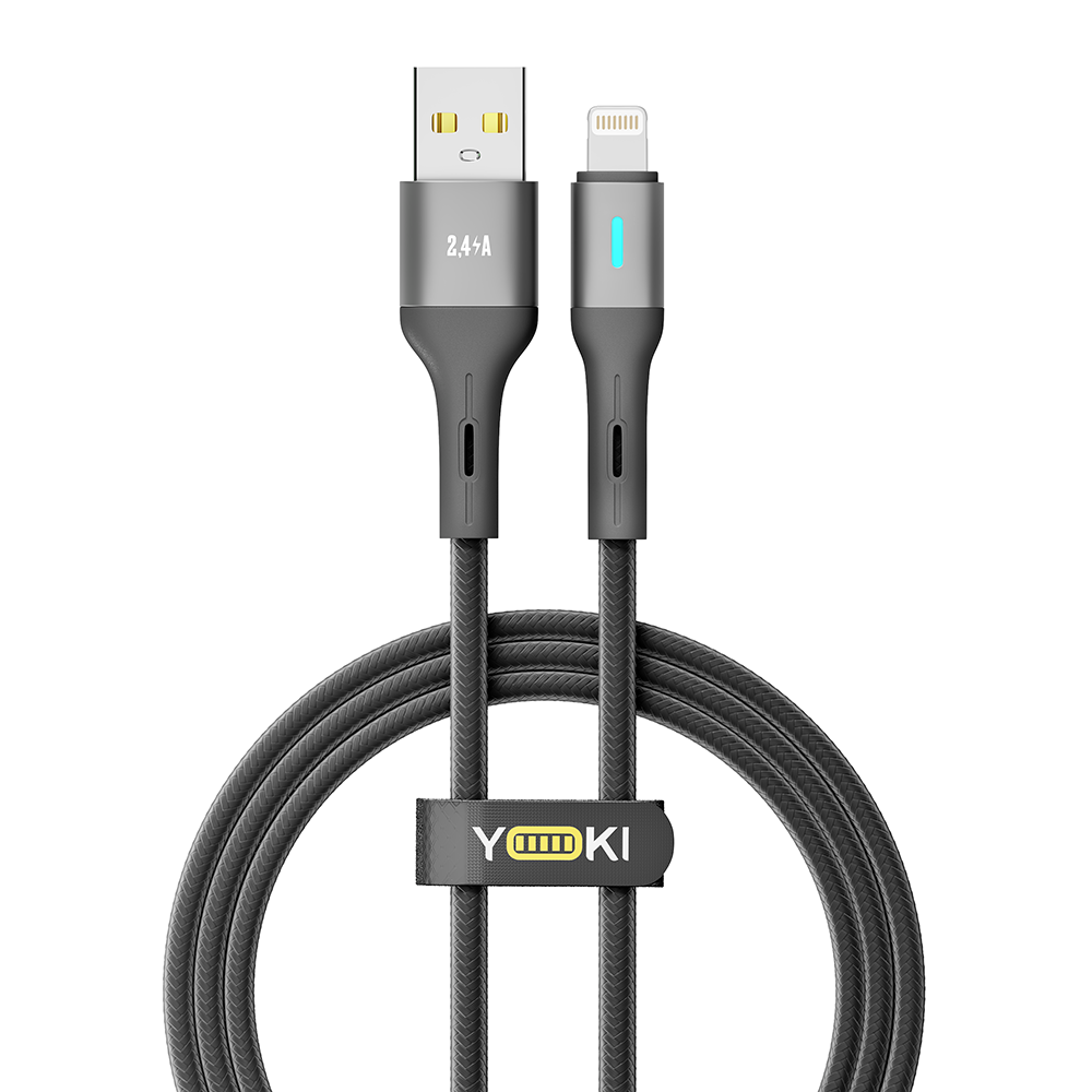 Купить USB YOKI LED YK-LE17 LIGHTNING 2.4A 1.2M_1