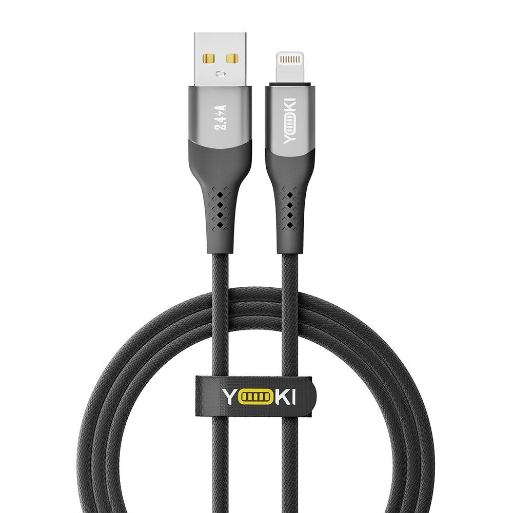 Купить USB YOKI SOLID YK-SO15 LIGHTNING 2.4A 1.2M_2