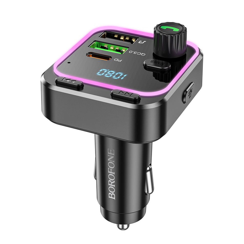 Купить МОДУЛЯТОР BOROFONE BC53 HIGHWAY PD20W+QC3.018W TOTAL 38W_2