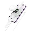 Купить БЕСПРОВОДНОЕ ЗАРЯДНОЕ УСТРОЙСТВО HOCO CW50 FAST 3-IN-1 MAGNETIC 15W (FOR IWATCH)_2