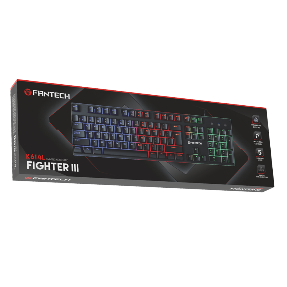 Купить КЛАВИАТУРА ИГРОВАЯ FANTECH FIGHTER II K614L