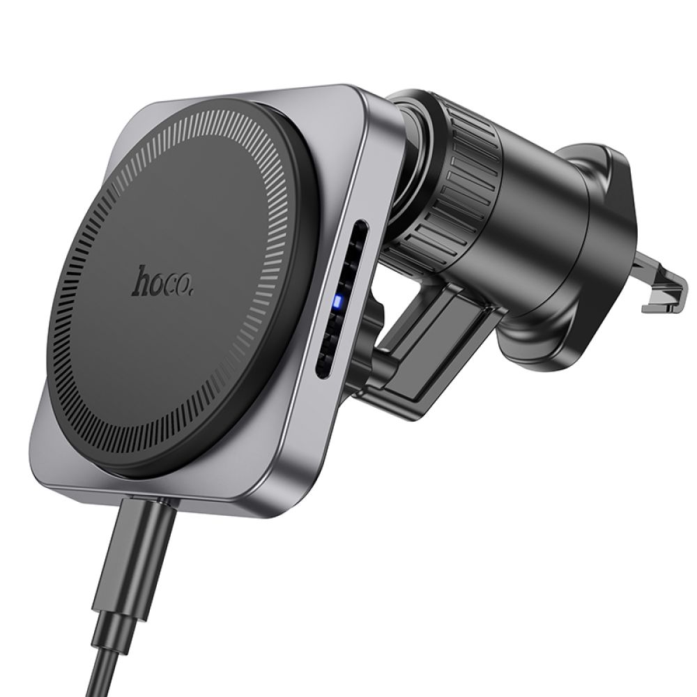 Автотримач Hoco HW15 Speed Magnetic Wireless 15W превью 2