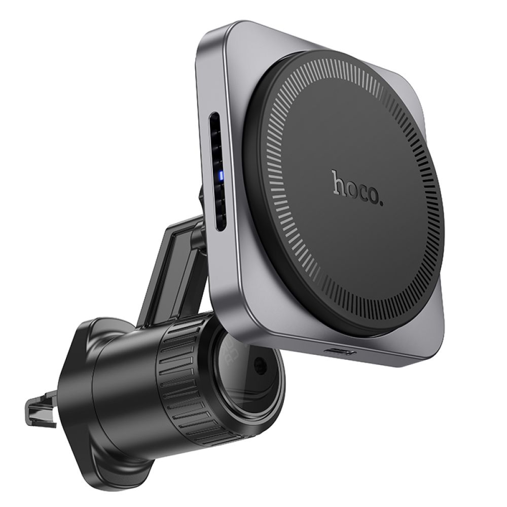 Автотримач Hoco HW15 Speed Magnetic Wireless 15W зображення 1