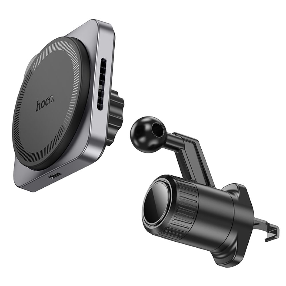Автотримач Hoco HW15 Speed Magnetic Wireless 15W превью 4