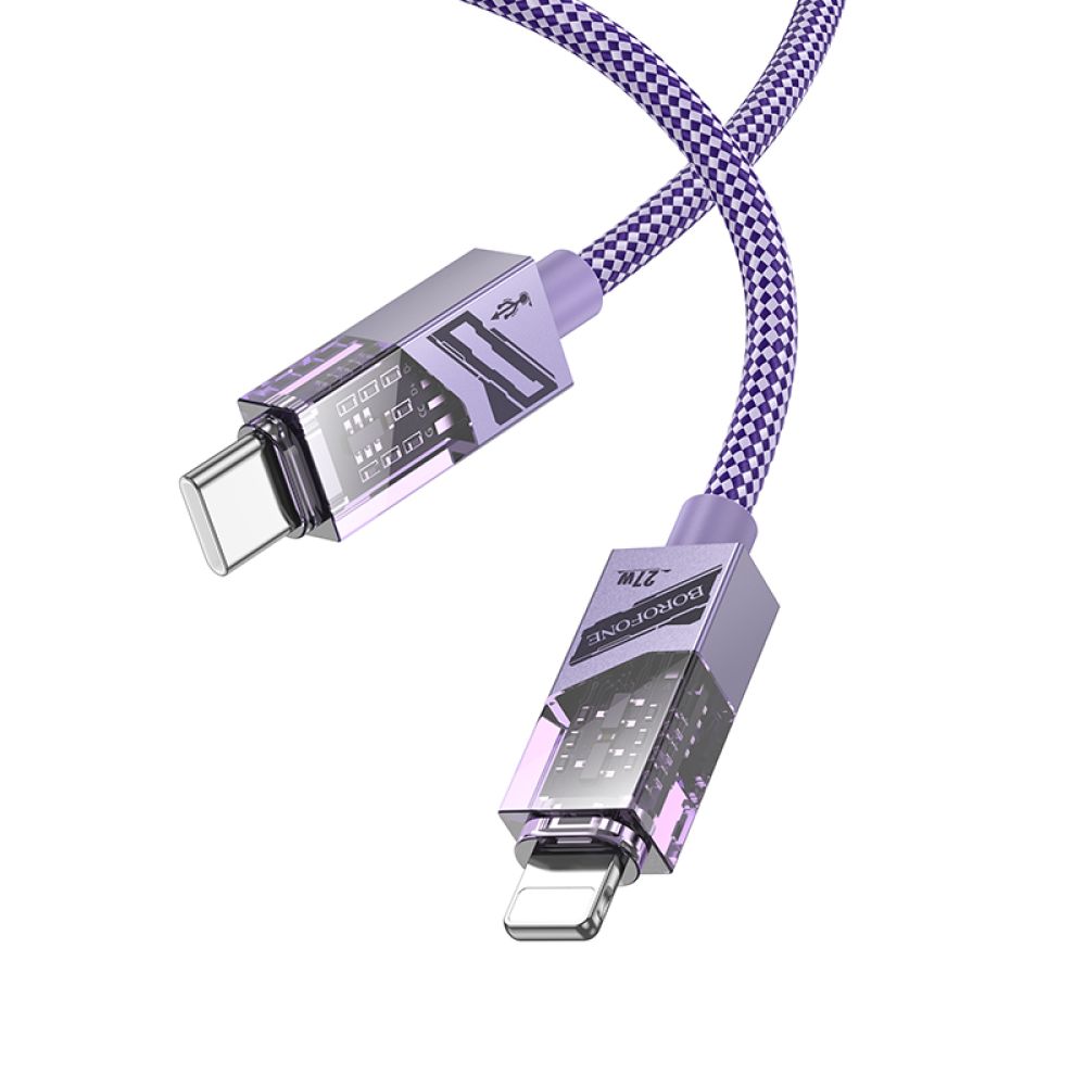 Купить USB BOROFONE BU42 OCTAVIA PD27W TYPE-C TO LIGHTNING 1.2M_6