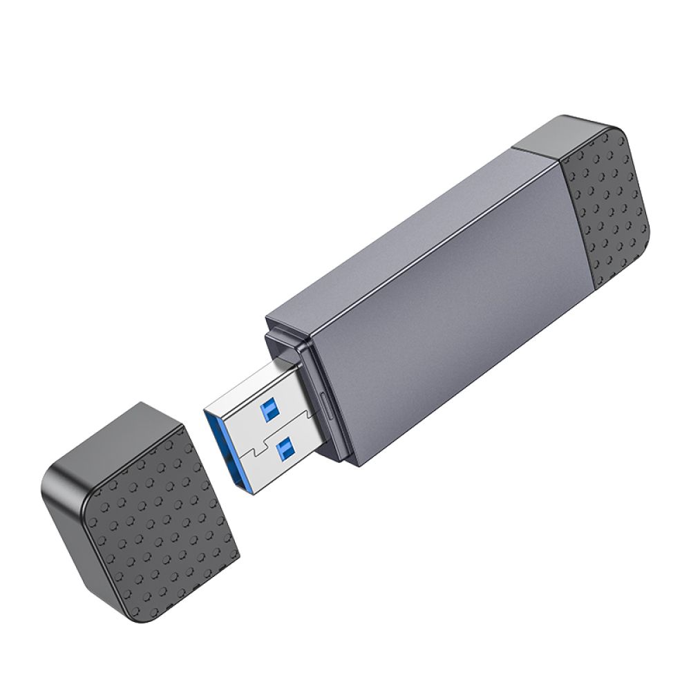 Купить CARD READER HOCO HB45 SPIRIT 2-IN-1 USB/TYPE-C 3.0_1