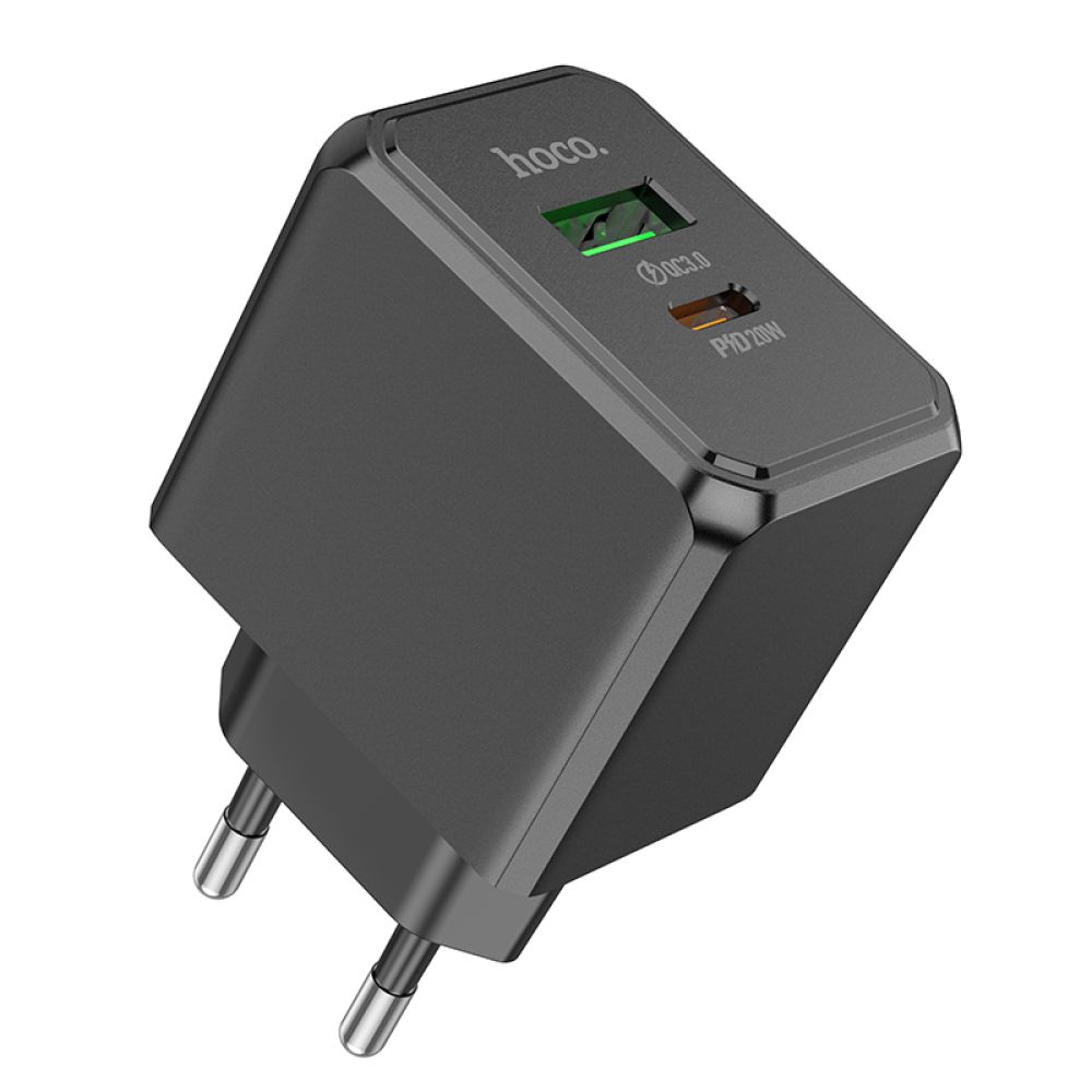 Купить СЕТЕВОЕ ЗАРЯДНОЕ УСТРОЙСТВО HOCO CS14A 1USB-C/1USB PD/QC 20W