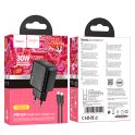 Купить СЕТЕВОЕ ЗАРЯДНОЕ УСТРОЙСТВО HOCO CS22A 1USB-C PD/QC 30W+TYPE-C TO LIGHTNING_6