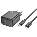 Купить СЕТЕВОЕ ЗАРЯДНОЕ УСТРОЙСТВО HOCO CS22A 1USB-C PD/QC 30W+TYPE-C TO LIGHTNING_3