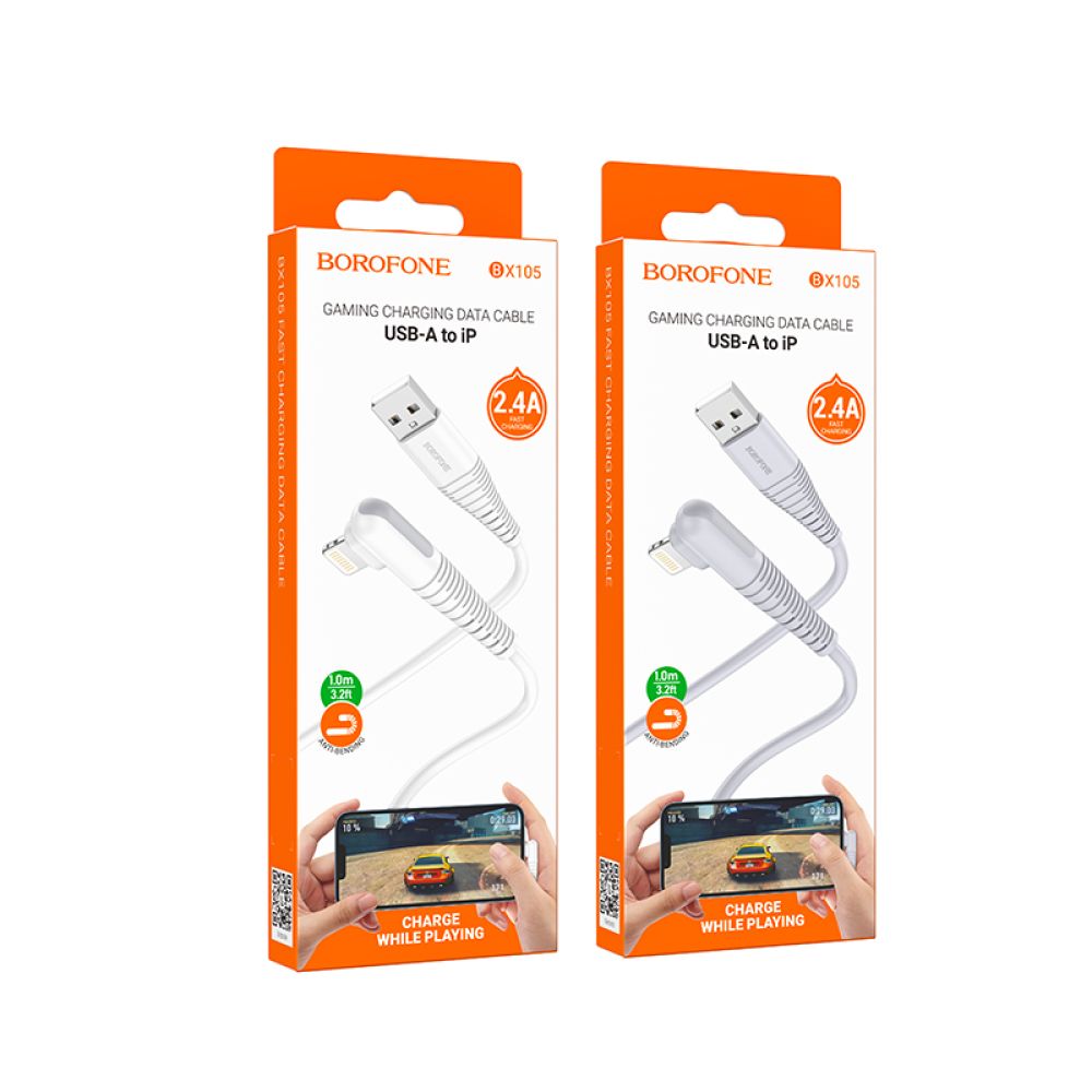 Купить USB BOROFONE BX105 CORRIENTE LIGHTNING 2.4A