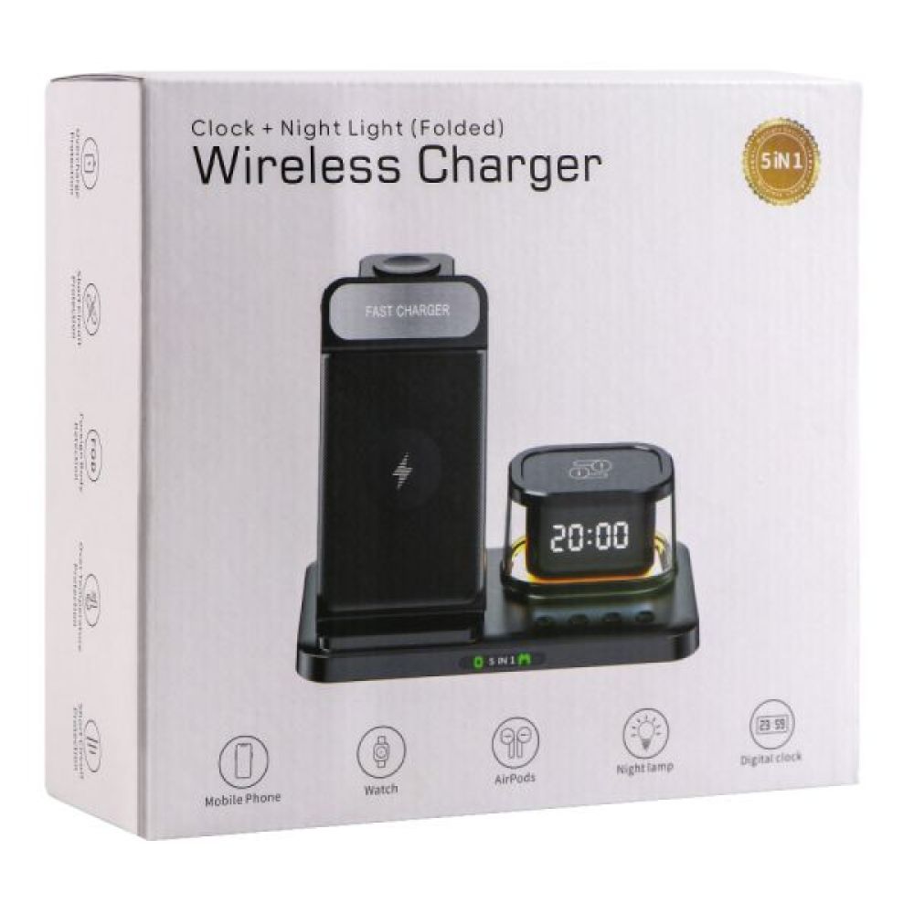 Купить БЕСПРОВОДНОЕ ЗАРЯДНОЕ УСТРОЙСТВО H33 5IN1 15W IP VERSION МЯТАЯ УПАКОВКА_9