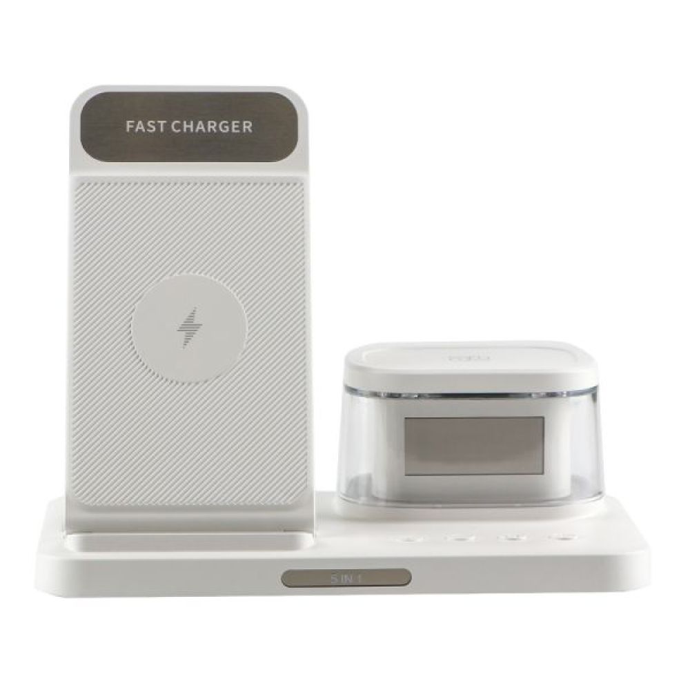 Купить БЕСПРОВОДНОЕ ЗАРЯДНОЕ УСТРОЙСТВО H33 5IN1 15W IP VERSION МЯТАЯ УПАКОВКА_1