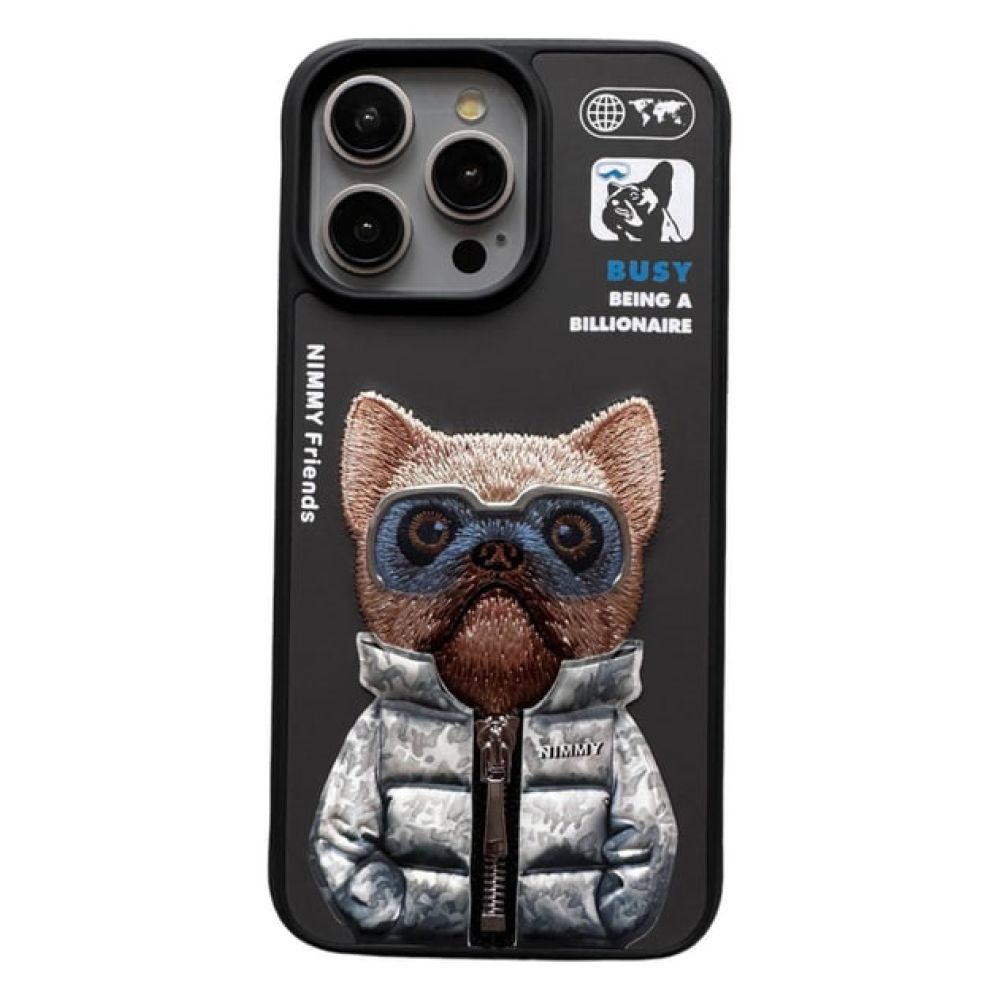 Купить ЧЕХОЛ TPU+PC NIMMY 3D WITH METAL BUTTONS ДЛЯ IPHONE 15 PRO_4