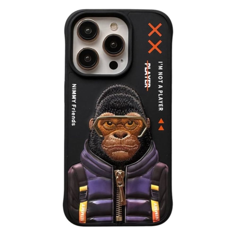 Купить ЧЕХОЛ TPU+PC NIMMY 3D WITH METAL BUTTONS ДЛЯ IPHONE 15 PRO MAX_5