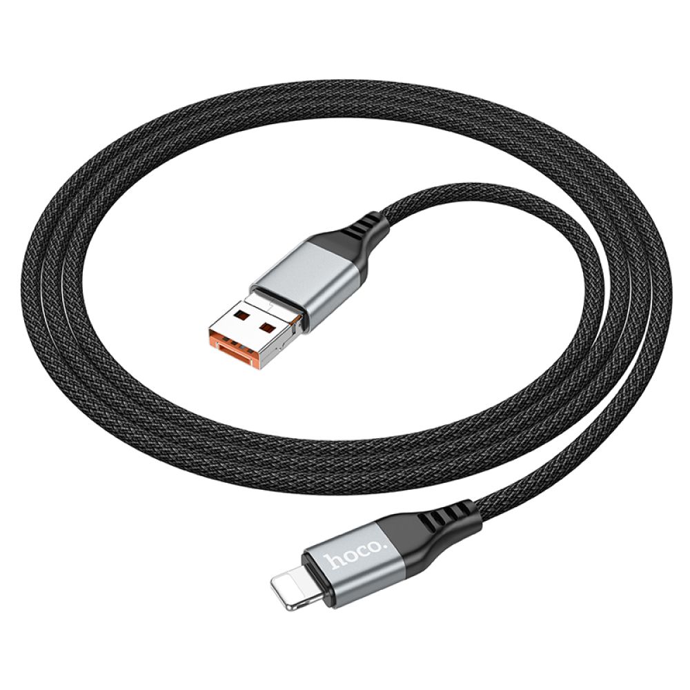 Купить USB HOCO U128 2IN1 2.4A/PD27W USB/TYPE-C TO LIGHTNING 1.2M_2