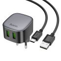 Купить СЕТЕВОЕ ЗАРЯДНОЕ УСТРОЙСТВО HOCO CS34A 2USB QC 18W+USB TO TYPE-C_3