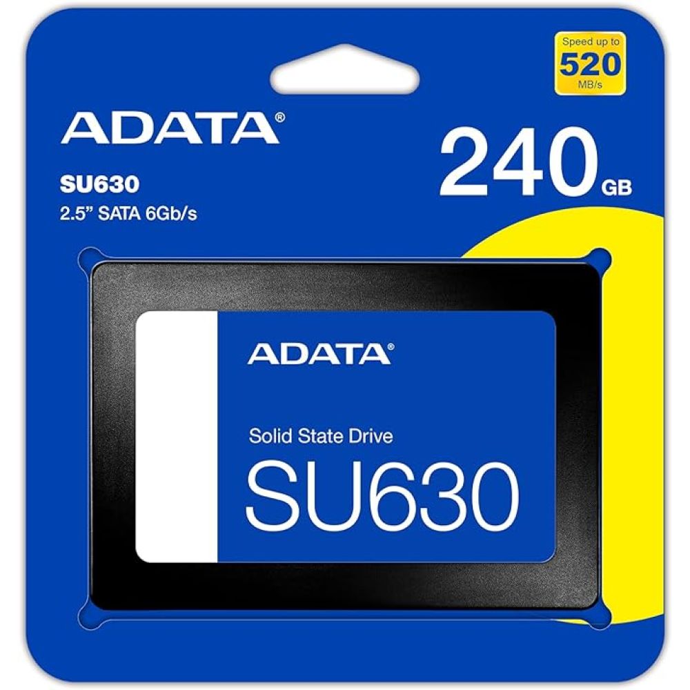 Купить SSD ДИСК ADATA ULTIMATE SU630 240GB 2.5" 7MM SATA III 3D QLC (ASU630SS-240GQ-R)