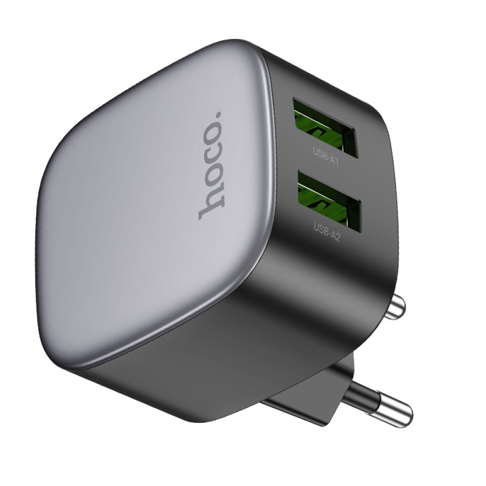 Купить СЕТЕВОЕ ЗАРЯДНОЕ УСТРОЙСТВО HOCO CS34A 2USB QC 18W_6