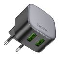Купить СЕТЕВОЕ ЗАРЯДНОЕ УСТРОЙСТВО HOCO CS34A 2USB QC 18W_3