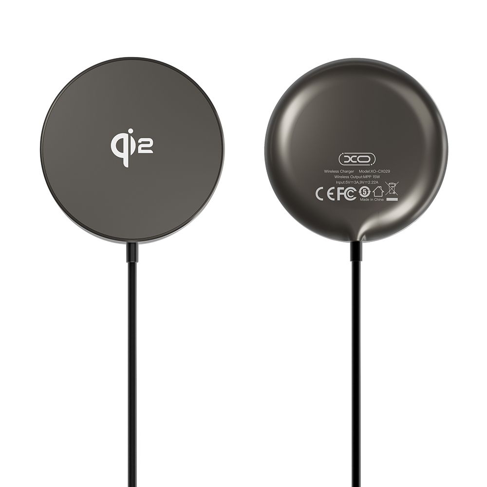 Купить БЕСПРОВОДНОЕ ЗАРЯДНОЕ УСТРОЙСТВО XO CX029 QI2 MAGNETIC WIRELESS 15W