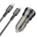 Купить АВТО ЗАРЯДНОЕ УСТРОЙСТВО BOROFONE BZ24 1USB-C QC/PD20W+TYPE-C TO LIGHTNING_5