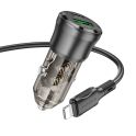 Купить АВТО ЗАРЯДНОЕ УСТРОЙСТВО BOROFONE BZ25 1USB/1USB-C QC/PD38W+TYPE-C TO LIGHTNING_3
