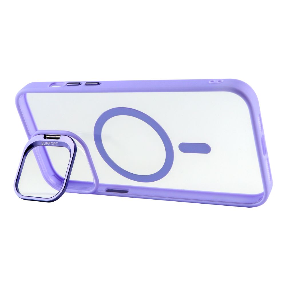 Купить ЧЕХОЛ TPU+PC+METAL STAND CASE WITH MAGSAFE AND CAMERA LENSES ДЛЯ IPHONE 13 PRO MAX_5