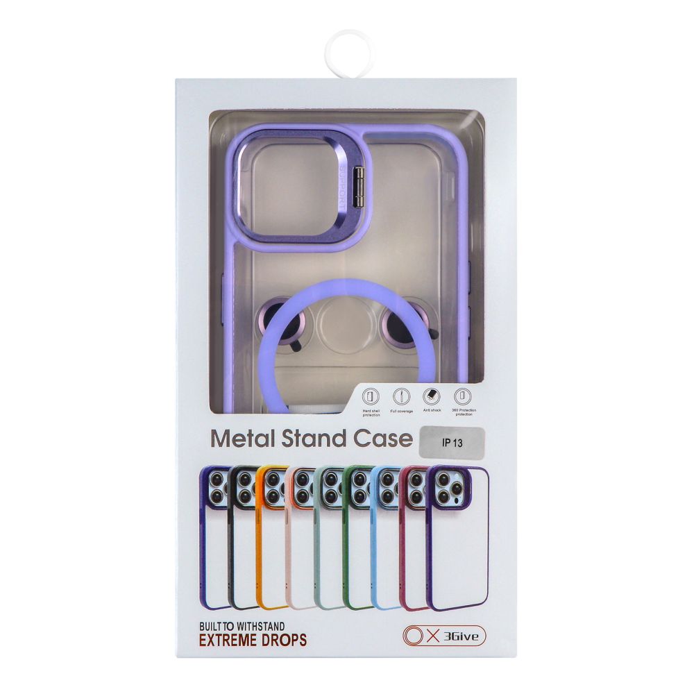 Купить ЧЕХОЛ TPU+PC+METAL STAND CASE WITH MAGSAFE AND CAMERA LENSES ДЛЯ IPHONE 13_8