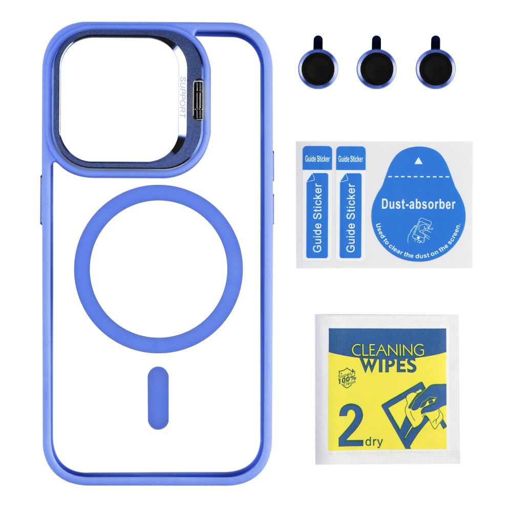 Купить ЧЕХОЛ TPU+PC+METAL STAND CASE WITH MAGSAFE AND CAMERA LENSES ДЛЯ IPHONE 14 PRO_2