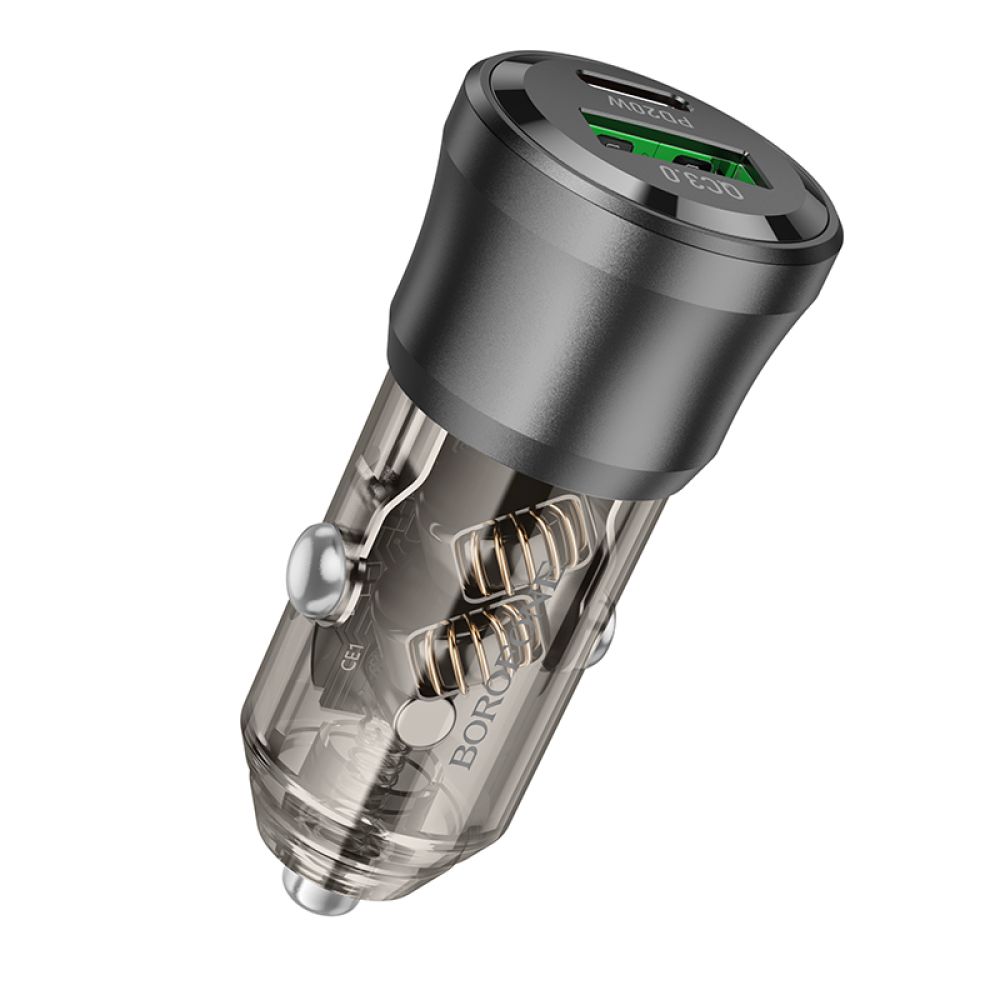 Купить АВТО ЗАРЯДНОЕ УСТРОЙСТВО BOROFONE BZ25 1USB/1USB-C QC/PD38W_3