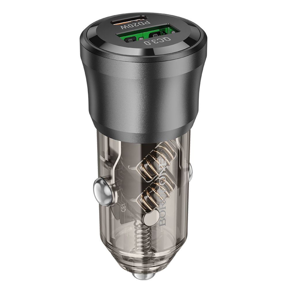 Купить АВТО ЗАРЯДНОЕ УСТРОЙСТВО BOROFONE BZ25 1USB/1USB-C QC/PD38W_4