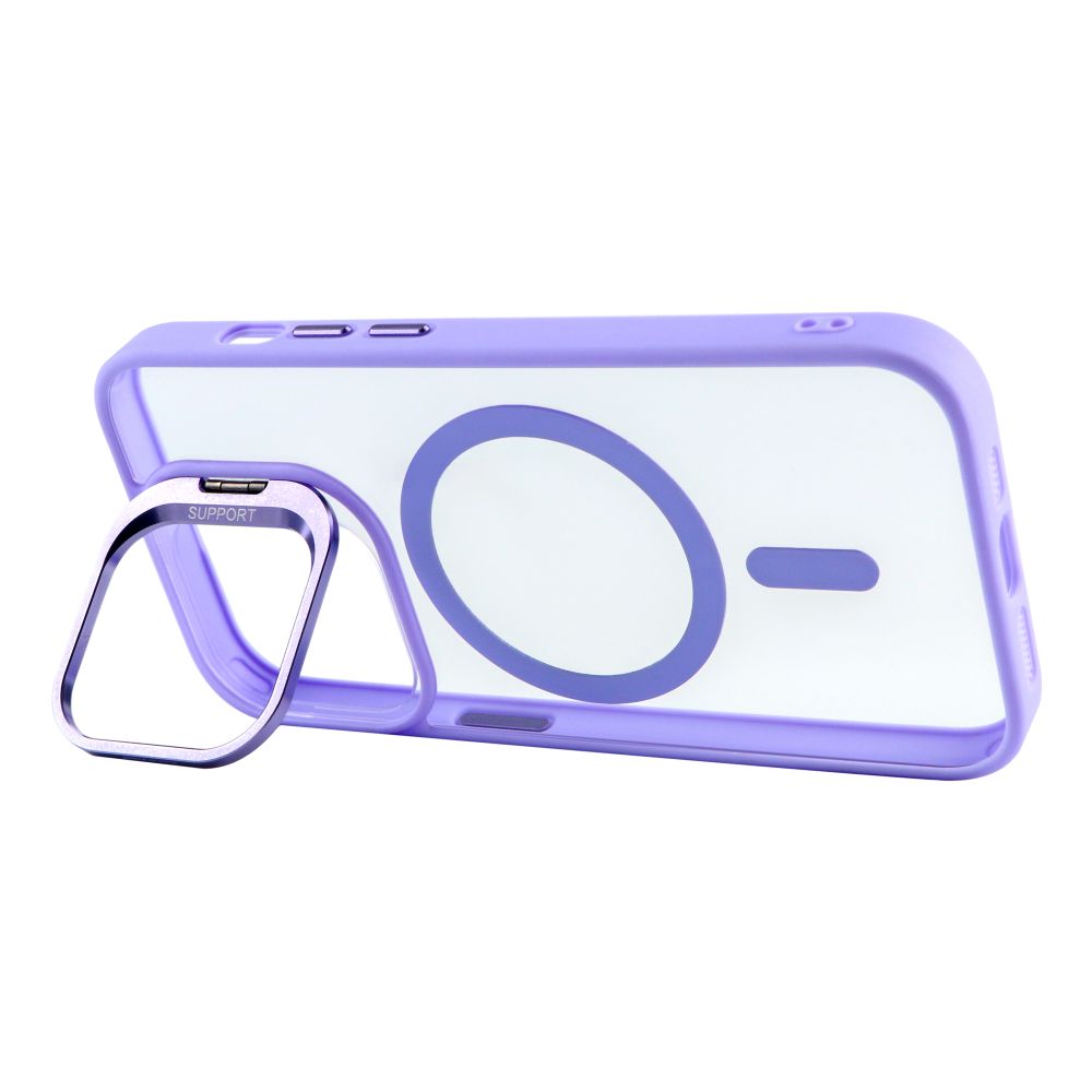 Купить ЧЕХОЛ TPU+PC+METAL STAND CASE WITH MAGSAFE AND CAMERA LENSES ДЛЯ IPHONE 13 PRO_5
