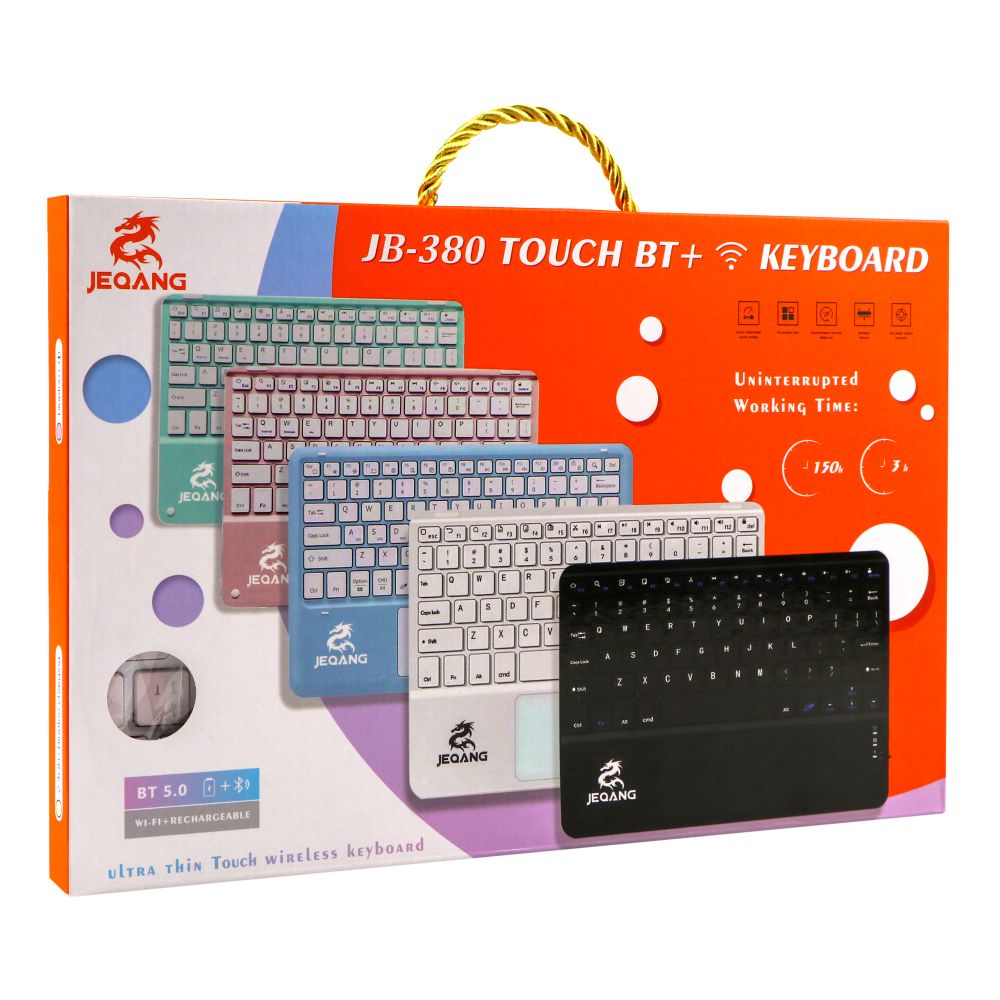 Купить КЛАВИАТУРА БЕСПРОВОДНАЯ JEQANG JB-380 BLUETOOTH CHARGING