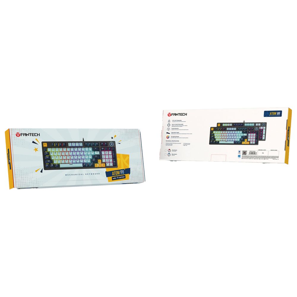 Купить КЛАВИАТУРА ИГРОВАЯ FANTECH ATOM81 MK875V2 RED SWITCH