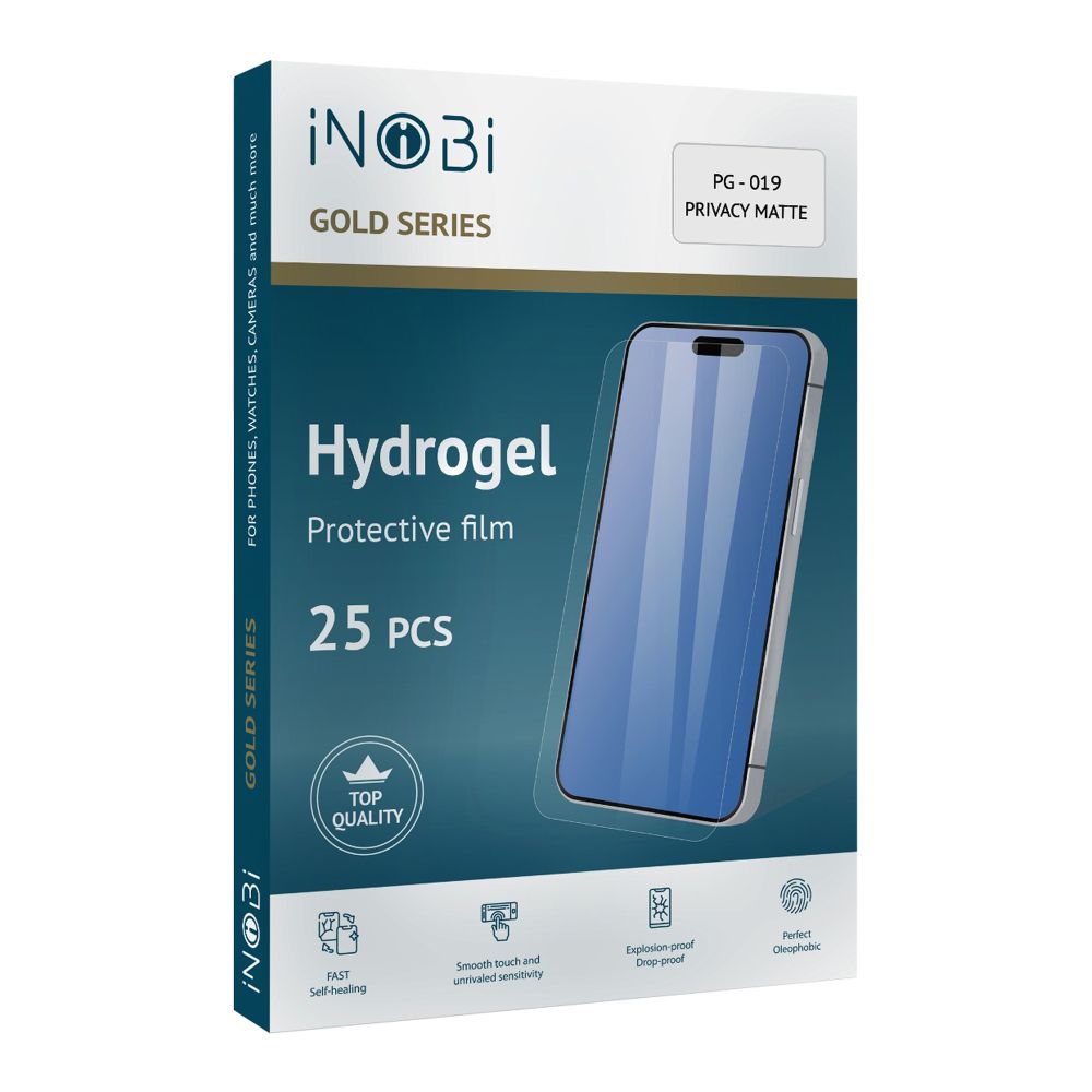 Купить ГИДРОГЕЛЬ ПЛЁНКА INOBI GOLD PG-019 / 25 ШТУК (МАТОВАЯ ПРИВАТНАЯ)