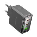 Купить СЕТЕВОЕ ЗАРЯДНОЕ УСТРОЙСТВО BOROFONE BAS34A 2TYPE-C/1USB PD/QC 65W_3