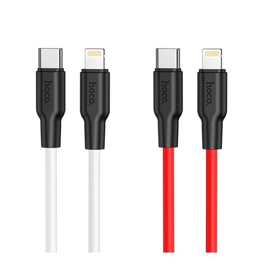 Купити КАБЕЛЬ USB HOCO X21 PLUS SILICONE PD 20W TYPE-C TO LIGHTNING