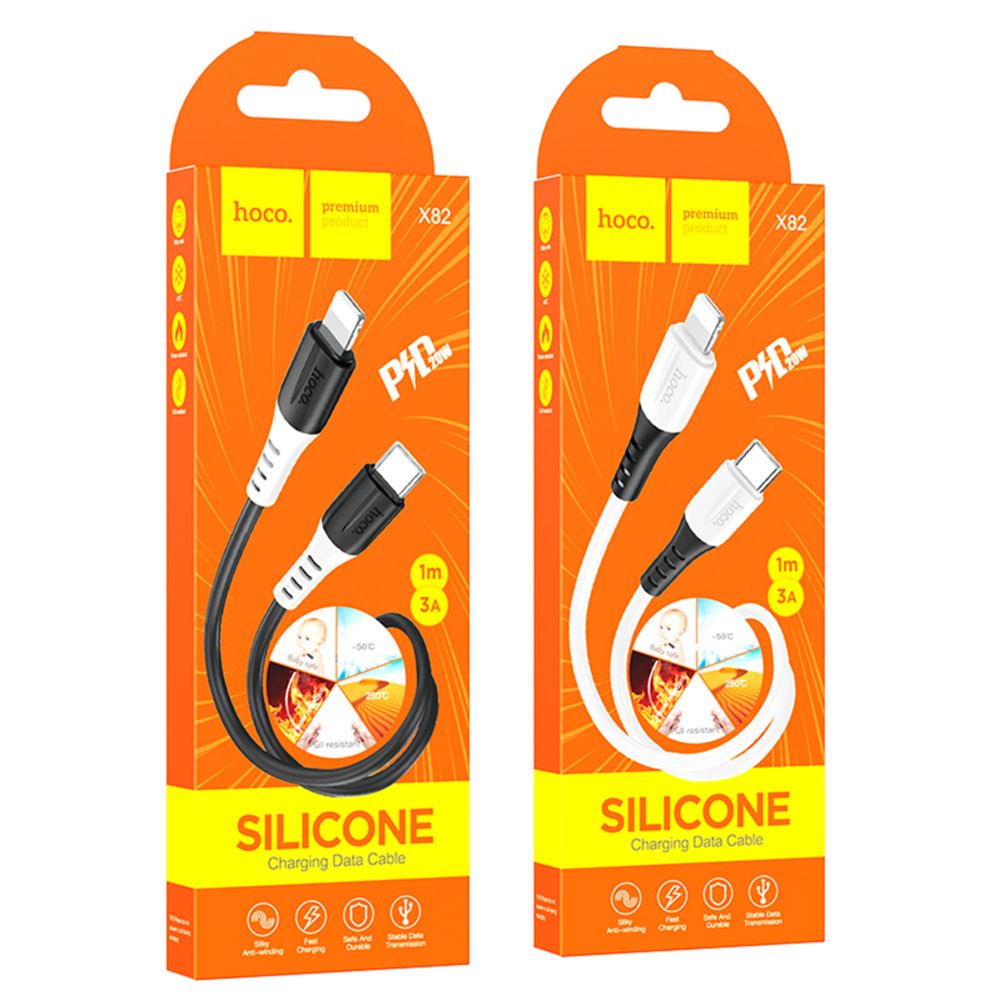 Купить USB HOCO X82 PD20W TYPE-C TO LIGHTNING_7