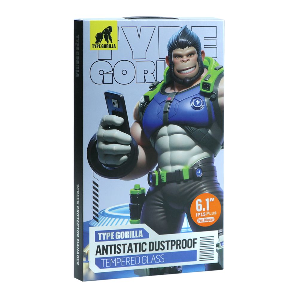 Купить ЗАЩИТНОЕ СТЕКЛО TYPE GORILLA 0.33 ММ 2.5D HD ANTI-STATIC PTJ1 ДЛЯ IPHONE 13 PRO MAX/14 PLUS