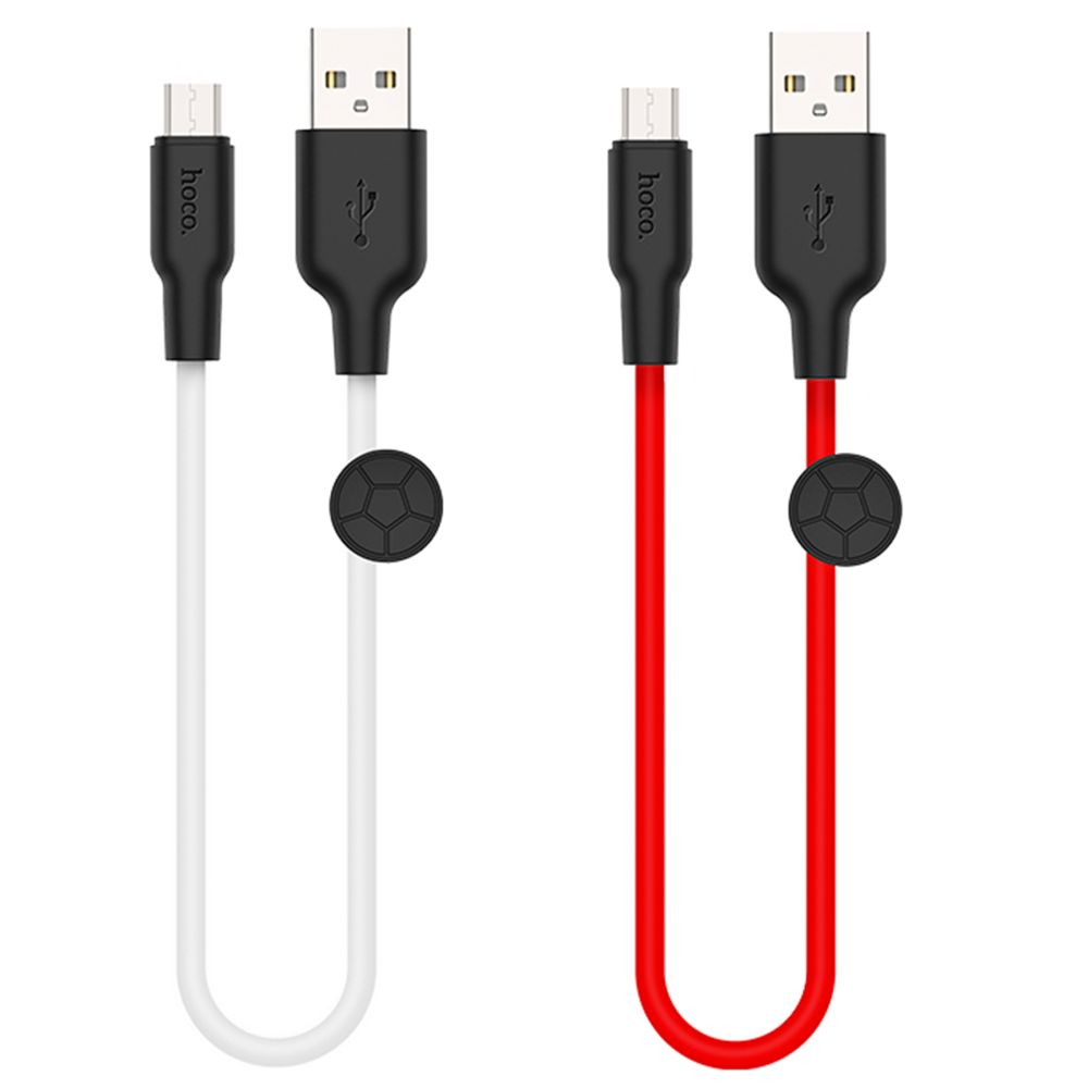 Купить USB HOCO X21 PLUS SILICONE MICRO 0.25M