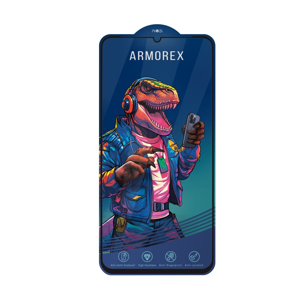 Защитное стекло ARMOREX 5D High-Alum AntiDust for Samsung S24 FE (Черный)
