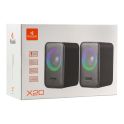 Купить КОМПЬЮТЕРНЫЕ КОЛОНКИ KISONLI X20 RGB USB BT_3