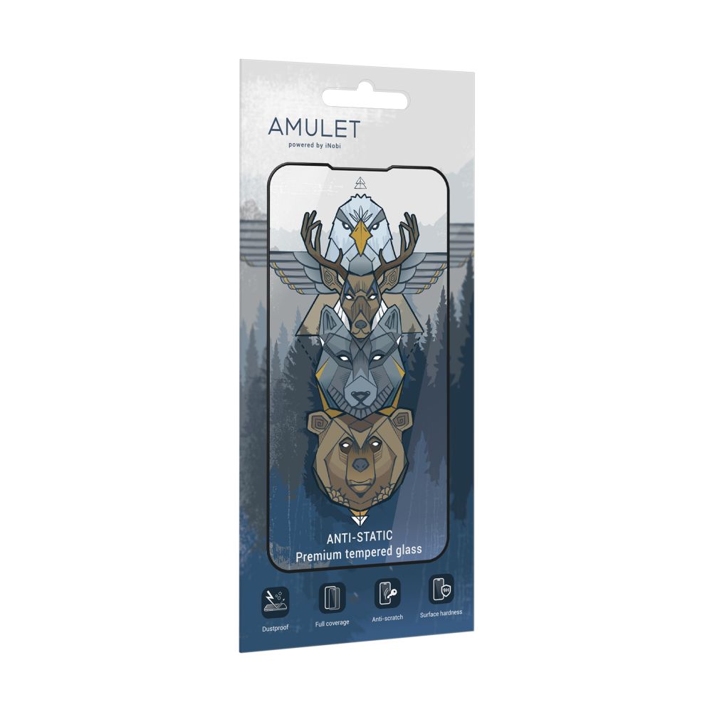 Купить ЗАЩИТНОЕ СТЕКЛО AMULET 2.5D HD ANTISTATIC FOR IPHONE 13/13 PRO/14/16E