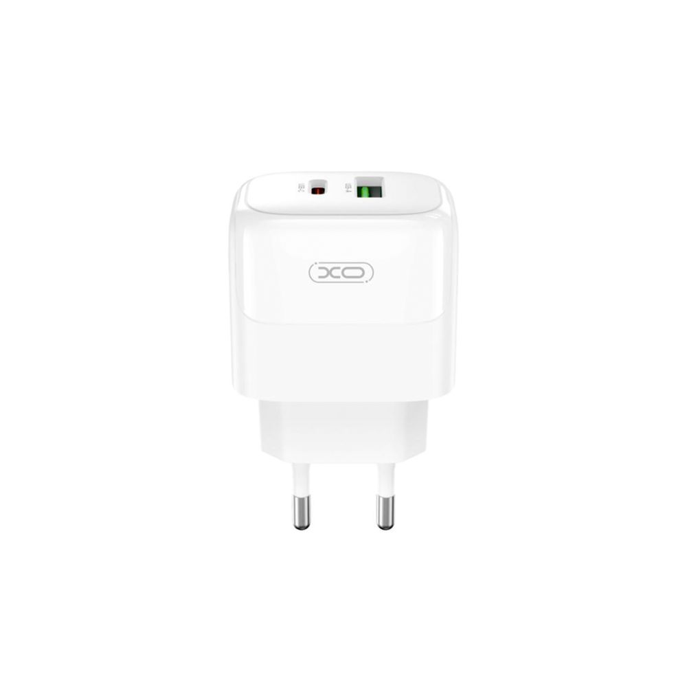 Купить СЕТЕВОЕ ЗАРЯДНОЕ УСТРОЙСТВО XO L137 1USB-C/1USB PD/QC 20W+TYPE-C TO LIGHTNING_1